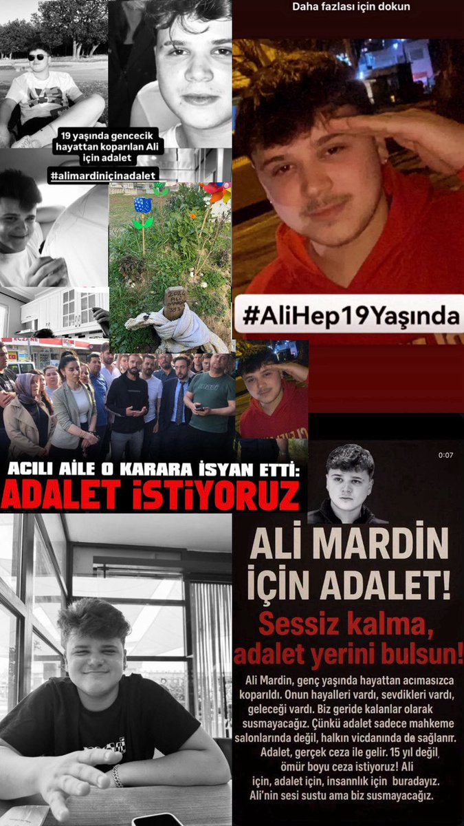 sinanmrd06's tweet image. Fotoğrafta gördüğünüz kişi kardeşim Ali Mardin.
📍3 kişi tarafından Tekirdağ Çerkezköy’de pompalı tüfekle katledildi.
📍Katil Y.S ve ona yardım eden amcası ve dedesi sadece 15 yıl hapis cezasına çarptırıldı.
Olayın failleri belli, saldırı planlı ve vahşice gerçekleştirildi…