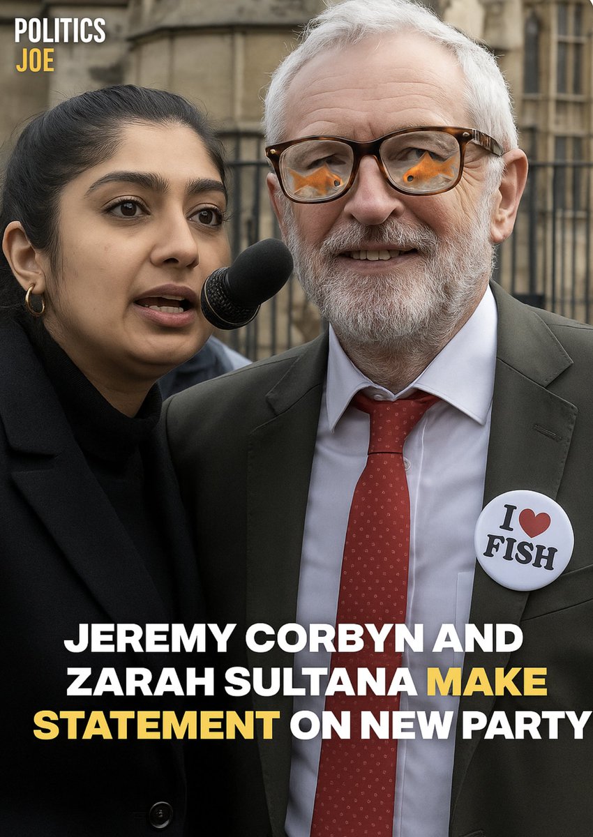 adammorgan100's tweet image. Every time I see Jeremy Corbyn&apos;s glasses, I think they look like empty fish bowls.  

Sorted!!

#YourParty
