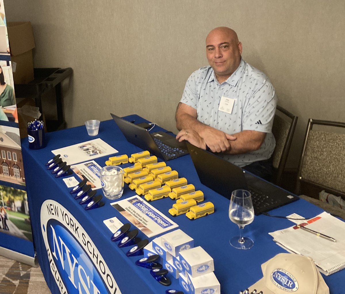 John Brady (pictured) and <a href="/ChafeeNysir/">@NYSIR-Chafee</a> are enjoying the speakers and fellowship at the 2025 Women's Initiative workshop run by <a href="/NYSchoolSupts/">NYSCOSS</a>. NYSIR is proud to once again be title sponsor!