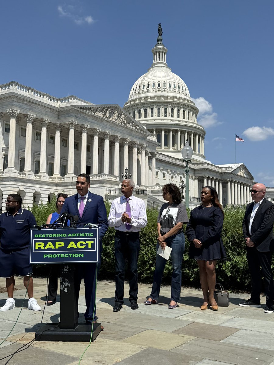Greg Y. Gonzalez (@gygonzalez) on Twitter photo Proud to voice <a href="/TheFIREorg/">FIRE</a> ’s support for the RAP Act.
“Stand with artists. Stand for the First Amendment. FIRE urges Congress to pass the RAP Act.”
Thank you to <a href="/RepHankJohnson/">Rep. Hank Johnson</a> & <a href="/RepKamlagerDove/">Congresswoman Sydney Kamlager-Dove</a> for reintroducing this important piece of legislation. Proud to voice <a href="/TheFIREorg/">FIRE</a> ’s support for the RAP Act.
“Stand with artists. Stand for the First Amendment. FIRE urges Congress to pass the RAP Act.”
Thank you to <a href="/RepHankJohnson/">Rep. Hank Johnson</a> & <a href="/RepKamlagerDove/">Congresswoman Sydney Kamlager-Dove</a> for reintroducing this important piece of legislation.