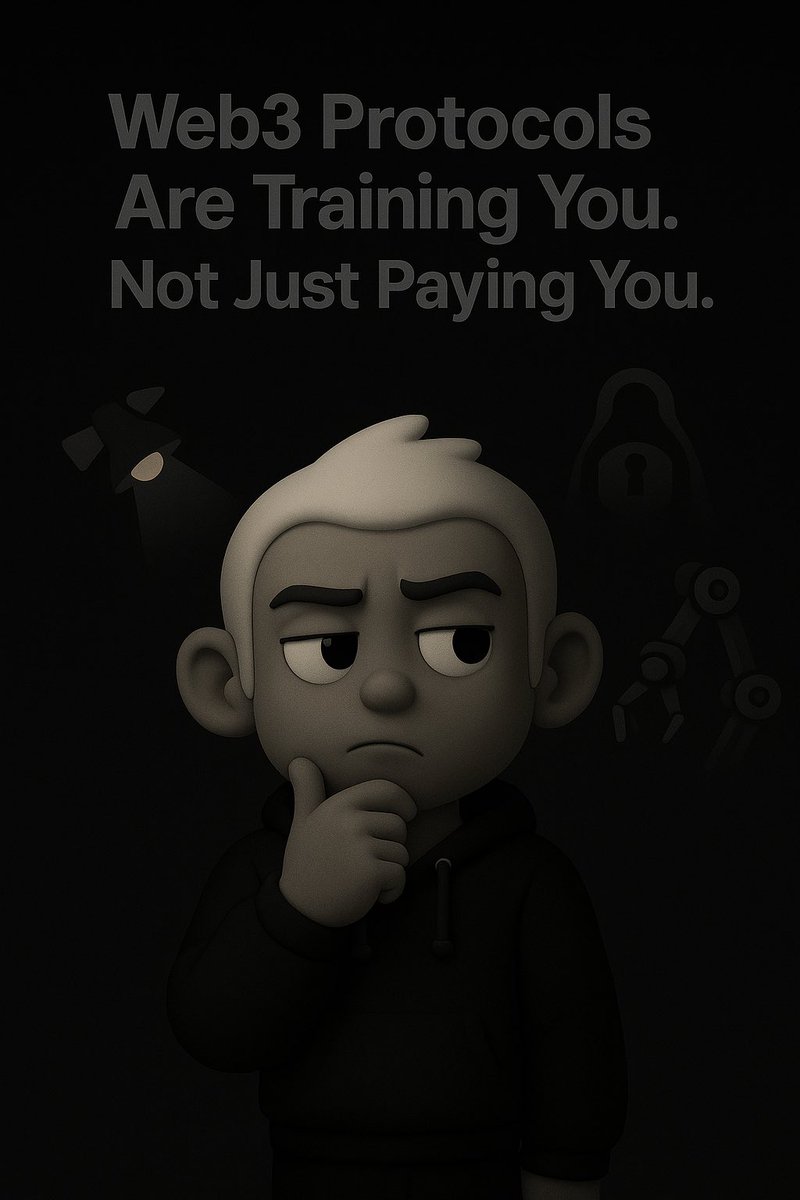 Zaheer08449329's tweet image. 🧵 Web3 Protocols Are Training You. Not Just Paying You.
You think you’re using the protocol.
But the protocol is shaping you.
Here’s how Mira, Cysic, and TheoriqAI quietly train your mind 👇