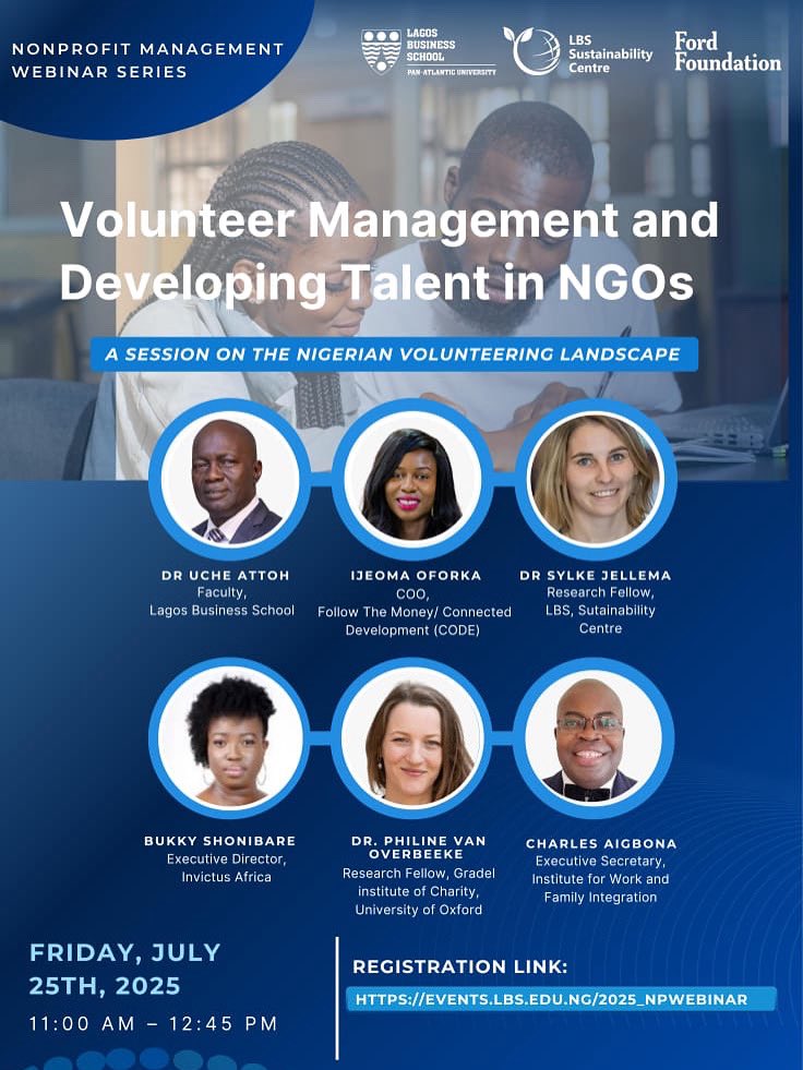 Connected_dev's tweet image. Despite the essential work done by NGOs/Civil Society Organizations in Nigeria, many face persistent challenges with developing talent/talent acquisition, volunteer management, and staff retention.
To help NGOs/CSOs address these, Connected Development’s (@connected_dev) Chief…