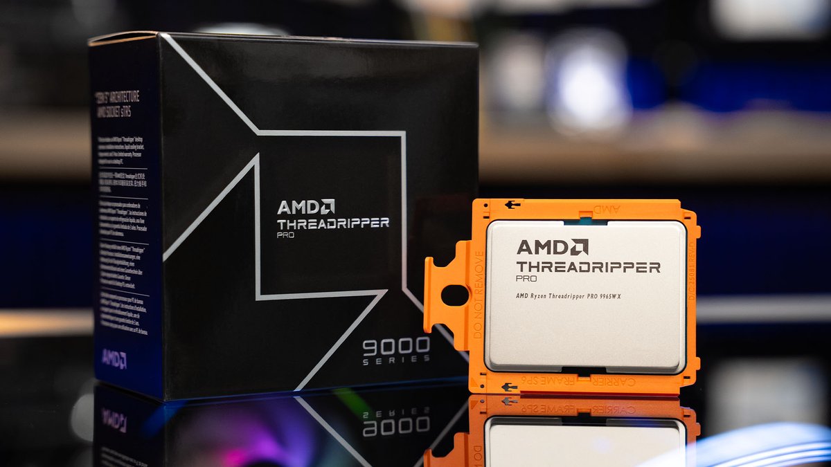 microcenter's tweet image. If you&apos;re doing hard work you&apos;re going to need a CPU that keeps up, luckily you can get the new AMD Threadripper 9000 Series at your local Micro Center: micro.center/bed192