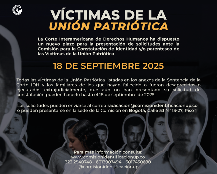 Comisión identificación UP tweet media