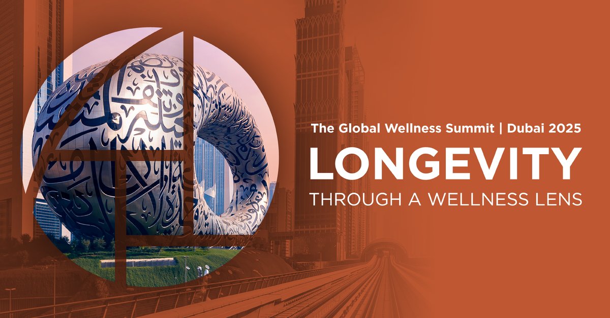 We’re entering an era where the goal isn’t just to live longer—but better, longer. Join us in Dubai, Nov 18–21, for #GWS2025: Longevity Through a Wellness Lens. Where wellness, medicine &amp; tech converge to shape the future of aging.

hubs.li/Q03yMPYK0

#LongevityEconomy #