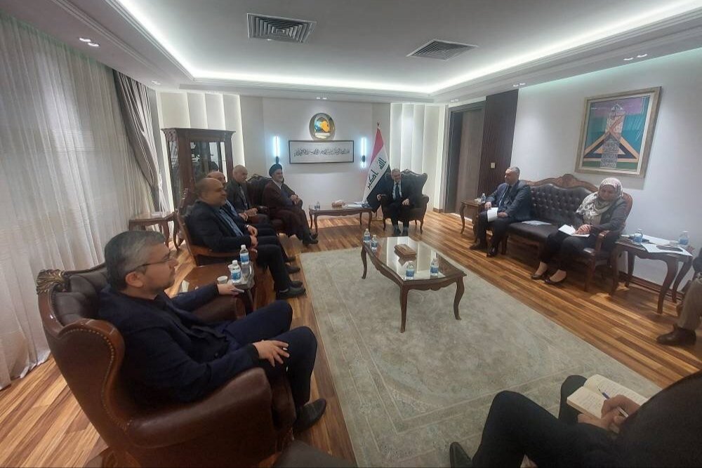 ali_khezrian's tweet image. در دیدار هیأت پارلمانی جمهوری اسلامی #ایران با آقای محمدحسین بحرالعلوم معاون وزیر امور خارجه #عراق، ایشان ضمن محکوم کردن تجاوز #رژیم_صهیونیستی به ایران و نقض حاکمیت هوایی عراق، بر پشتیبانی ملت عراق از ایران تأکید داشت و از طرح شکایت دولت عراق از اعمال مجرمانه رژیم صهیونی خبر داد.