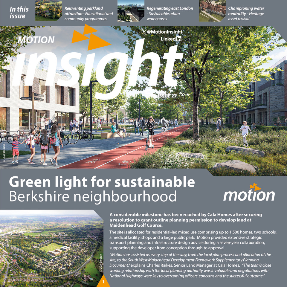 MotionInsight's tweet image. Our Insight chooses community &amp;amp; connectivity as its themes, with updates on our projects, people &amp;amp; perspectives.  From helping to give a heritage asset a new lease of life, to strategic advice for a mixed-use scheme, we're always ready for a site! motion.co.uk/wp-content/upl…