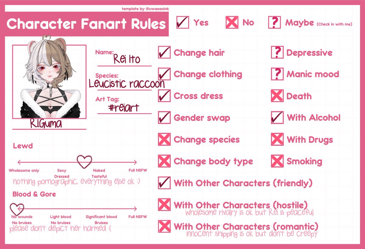 ArtRaiguma's tweet image. I'll also put this in my intro post! I'm not really big enough for this to be relevant yet, but I'm doing it now before I forget!
#reiart #vtuberfanart