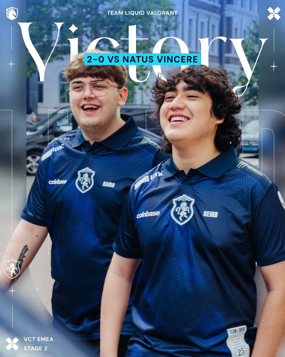 LiquidValorant's tweet image. YOMAYO 🗣️ it's a #TLWIN
Clean 2-0 vs @NAVIValorant GGs! 🤝
See you next week @ApeksValorant 👀 #VCTEMEA