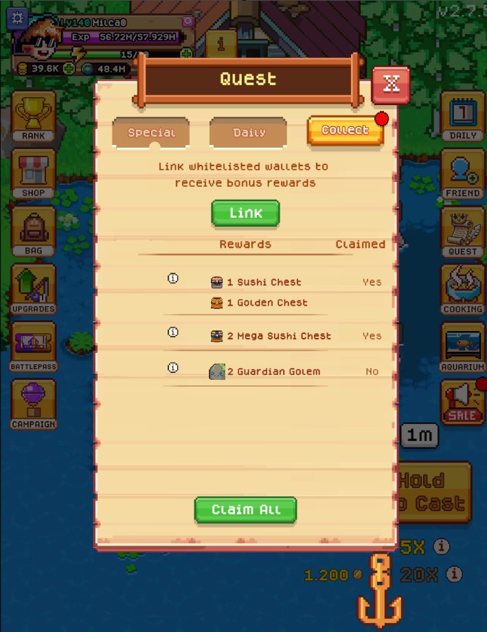Milca0_'s tweet image. O Golem Guardião chegou em @FishingFrenzyCo
Todos os holders do Founder Pass receberam um PET lendário exclusivo dentro do jogo!
1 Guardian Golem para cada passe que você tiver com resgate direto no menu de Quests.
Mas essa é só uma das muitas vantagens...
Muita gente me…