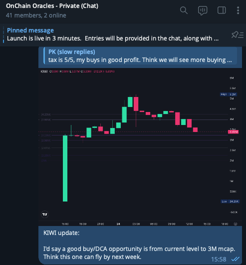 OnChainPK's tweet image. Played the $KIWI launch last night in my private, providing clear entries every step of the way.
We are holding good bags, but opportunity is abundant — just 2 hours ago I provided another entry that's already up nicely.
That doesn't even matter that much because $KIWI is…
