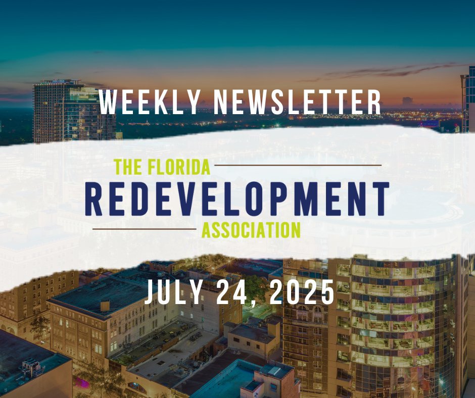 FLRedevel's tweet image. conta.cc/46XwDY8
FRA board training, member news, jobs, RFPs and more!
#redevelopmentworks