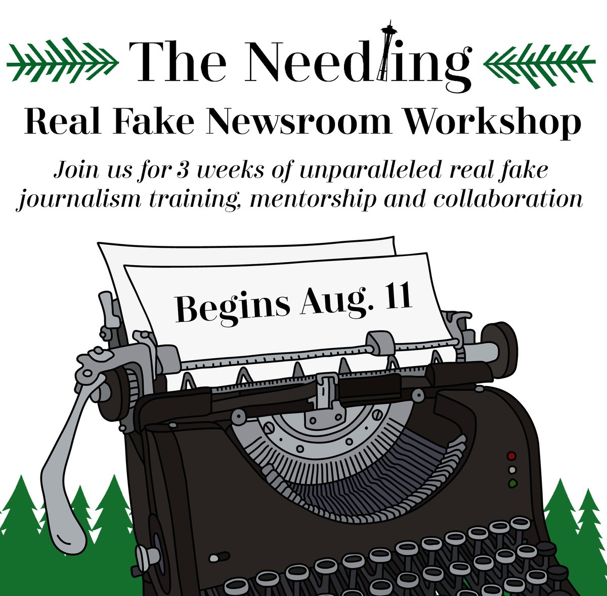 TheNeedling's tweet image. Wanna learn how to find real fake news scoops and write them up in a fun and collaborative way with real fake newsroom colleagues? Join us! tinyurl.com/y6wb6kmb