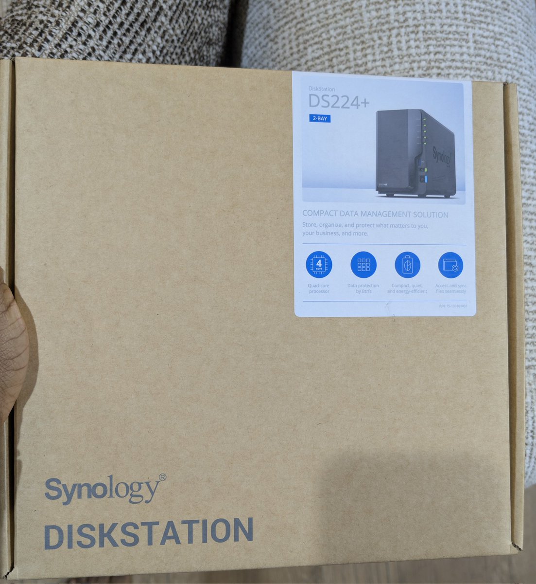 druids01's tweet image. I accidentally ordered 2 of this; Synology NAS DS224+ (Diskless) 2 Bay 2GB DDR4.
If you're interested in buying this, let me know in the comment.
Total cost including shipping was $390