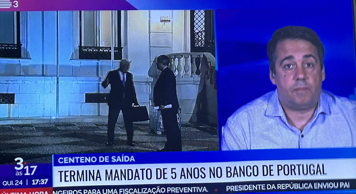 carlosp02740287's tweet image. Está um brincalhão na minha TV a dizer que Mário Centeno não fez nada de espectacular no Banco de Portugal.Pois não:não fez piruetas,não fez saltos mortais,não engoliu lume... De fato apenas acompanhou a política monetária,fez boa supervisão e consolidou a recuperação da banca