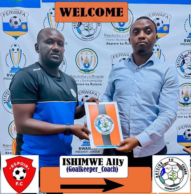 Rutsirofc2's tweet image. We are very pleased to welcome our new Goalkeepers Coach Ally from Espoir Fc  and the Talented Player EVode From Gorilla Fc
