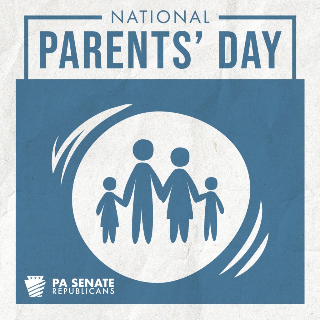 SenatorKimWard's tweet image. Happy National Parents’ Day to all the moms and dads across Pennsylvania!
Today we recognize the love, strength and guidance parents provide every day.
Thank you for helping build strong families and stronger communities. 💙