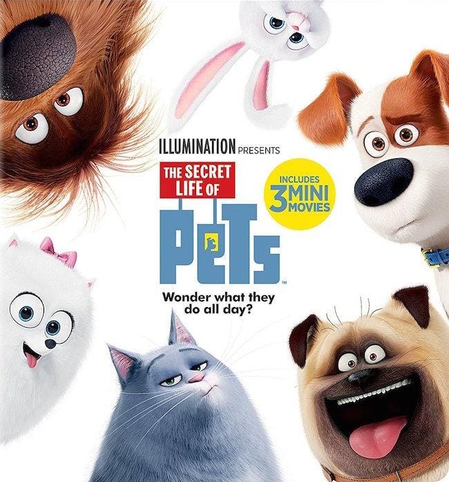 blutterfyfinger's tweet image. Am I the only one who finds it weird but hilarious that the acronym for Secret Life of Pets is literally "slop"?