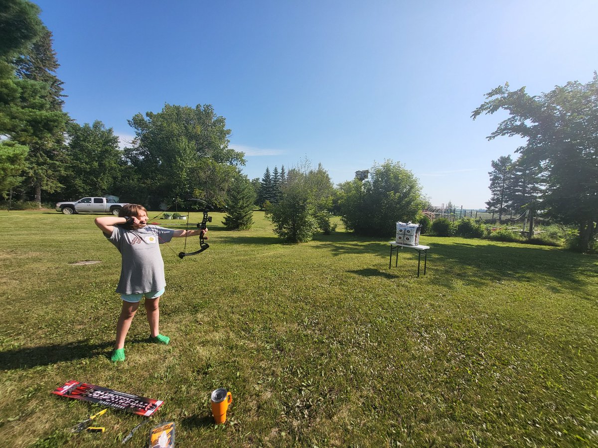 saskatchewan_in's tweet image. A few weeks ago, I shared the heartbreaking news that my daughter’s brand-new bow and archery gear - gifted by her beloved poppa - were stolen just a day after she received them. Her dream is to chase Olympic gold in archery, and that loss hit her hard. But then, something truly…