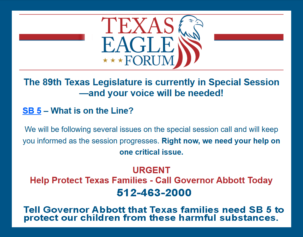 Texas Eagle Forum tweet media