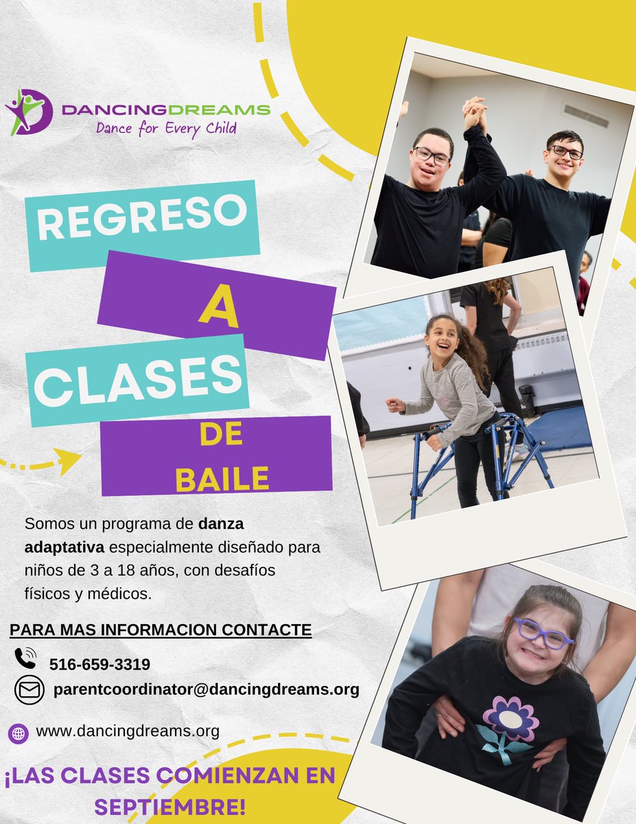 Dancing Dreams (@dancingdreamsny) on Twitter photo Registration for the 2025/26 is open for dancers and teen volunteers! For more information on dancers, please contact parentcoordinator@dancingdreams.org and for more info on teen volunteers, please contact sharon@dancingdreams.org
We are so excited to see you all this fall! Registration for the 2025/26 is open for dancers and teen volunteers! For more information on dancers, please contact parentcoordinator@dancingdreams.org and for more info on teen volunteers, please contact sharon@dancingdreams.org
We are so excited to see you all this fall!