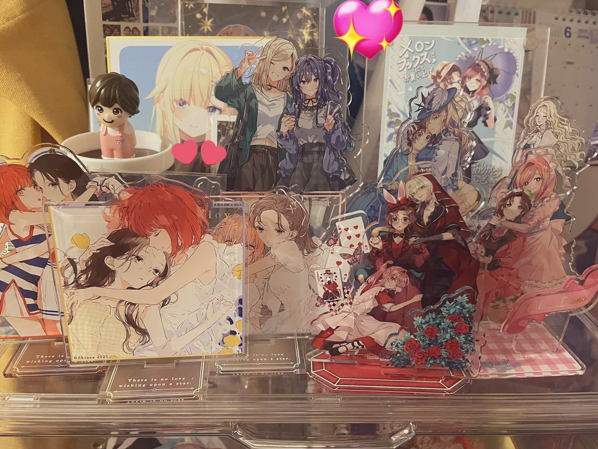 Yinnn_0122's tweet image. サイン会の余韻からなかなか抜け出せなくて、前に届いたコミックスを引き続き飾っちゃいました!
届くのがほんとに楽しみ〜
ちょうど一気にハマったタイミングで、アキ志帆のアクリルスタンドが第11巻と一緒に出てて、
竹嶋えく先生の絵、ほんとにめっちゃ綺麗で大好き!🫶🏻
#ささ恋
