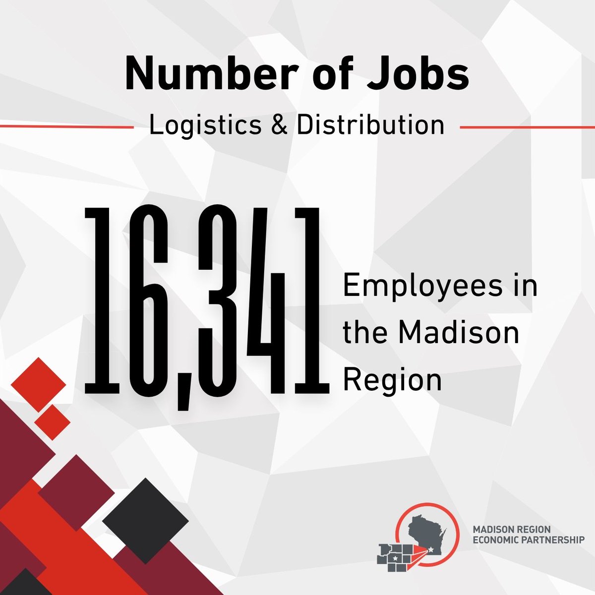 From warehousing to last-mile delivery, 16,341 #logisticsanddistribution professionals in the #MadisonRegion keep goods—and the economy—moving.

This industry is the silent engine behind our everyday essentials. And it’s moving full speed ahead.