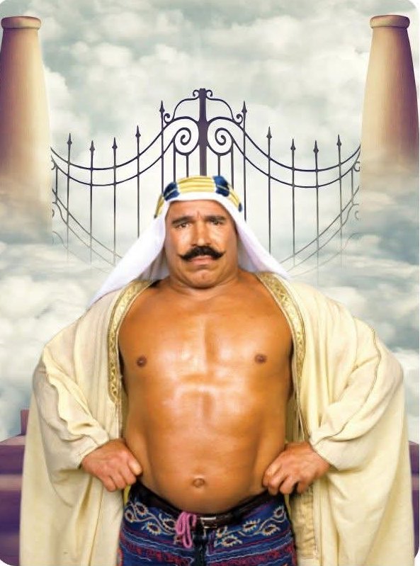 First thing he sees when he gets there