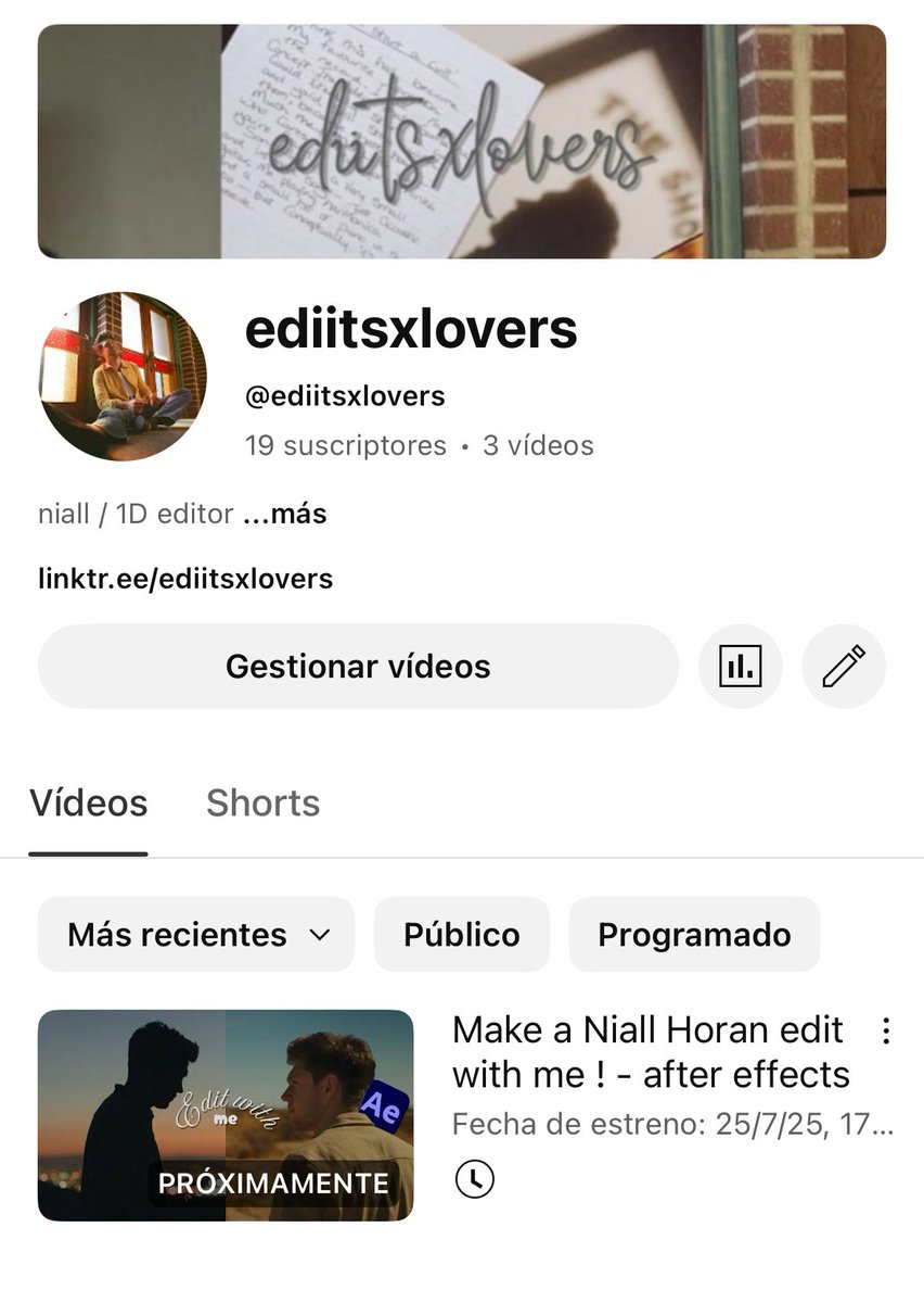 ediitsxlovers's tweet image. first yt video I make since I was 15 is premiering tomorrow :)