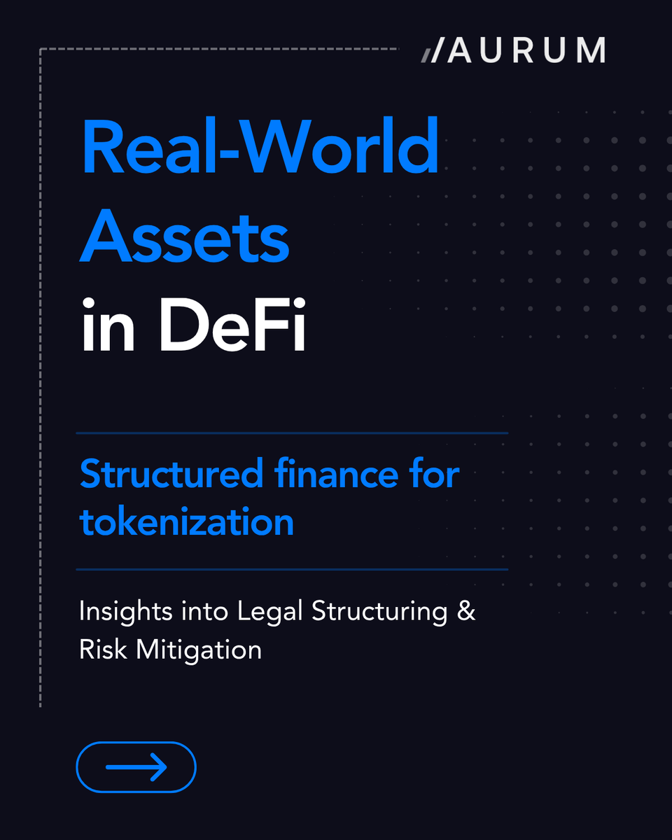 1/8 🌉 The worlds of DeFi and traditional assets are colliding. Tokenizing Real-World Assets (RWA) offers huge potential, but how do we manage the inherent off-chain risks? 

Let's break it down. 👇