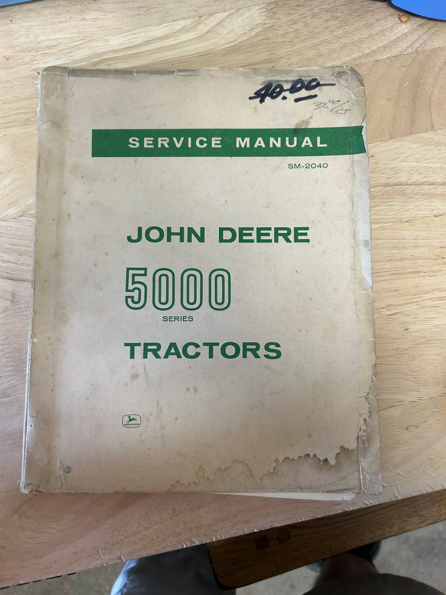 iamyourfarmer's tweet image. Whose the guy who buys old manuals? Neighbor passed away and has these basically mint manuals for a 5010, 1440/60/80, a JD 5000, and another couple others