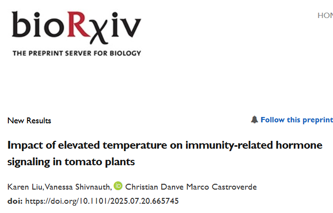 DanveC's tweet image. Happy to share this short preprint (micropublication) based in part on former BSc student Karen Liu's honours thesis project! @LaurierBiology @LaurierResearch @LaurierSci @biorxiv_plants @biorxivpreprint @wlu_fossa @LaurierWinS
biorxiv.org/content/10.110…