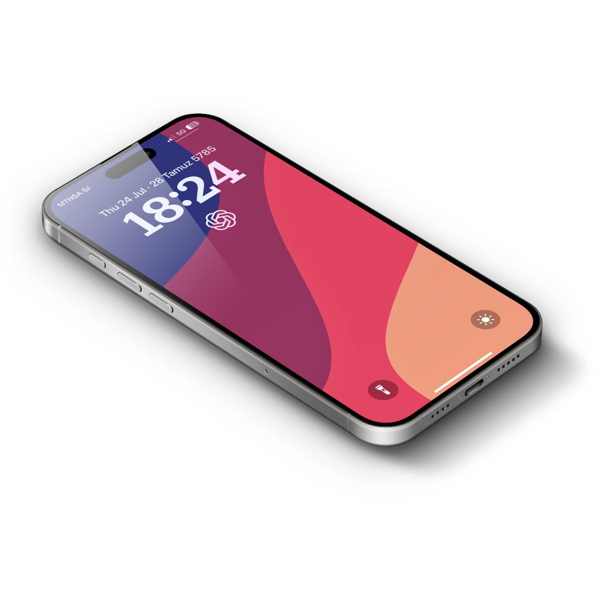 Today’s setup 
#widget from Miami pack 
#Wallpaper from Stozhar pack,both by <a href="/Hewoood/">Serg M</a> ,link in my bio for both 
#mockup by <a href="/screenshot_pro/">Screenshot Maker Pro</a> 
#ios #Apple #iPhone