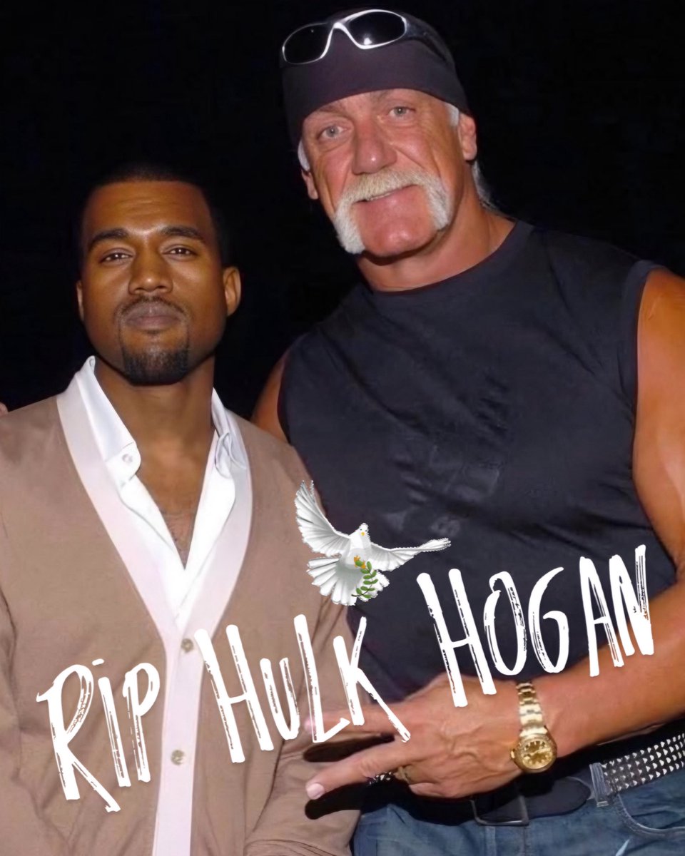 yefanatics_'s tweet image. RIP HULK HOGAN 🕊️