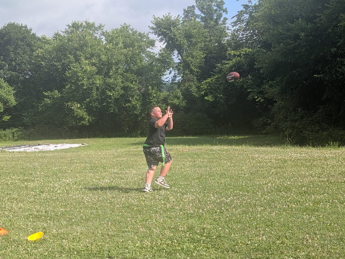 MCCoyCountyExec's tweet image. Flag football in Berne is going strong! Our young athletes are getting active while building teamwork skills.
Are you interested in signing your child up for a flag football camp? There are some spots left in this session at the BKW School!
Session 1 will go through 7/25, and…