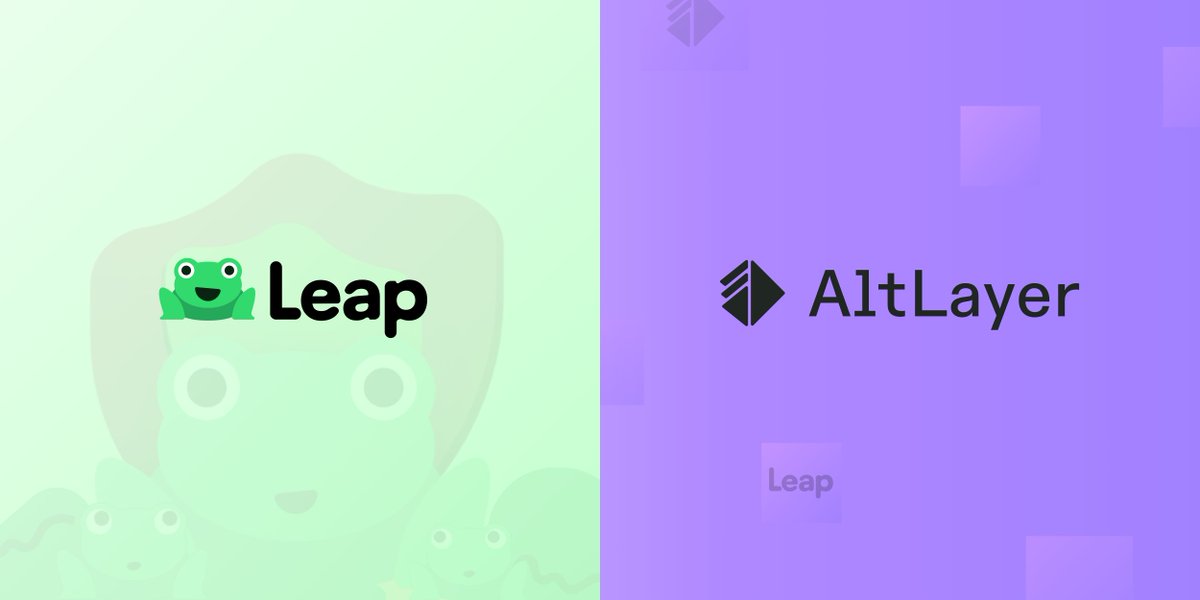 alt_layer's tweet image. We just took a big leap in making rollups more user-friendly for 1000s of dApps!
@leap_wallet is now available to our RaaS users, providing a sleek and multi-chain wallet experience.
🐸 5000+ tokens on 200+ chains
🐸 Offers staking, swapping, great rewards: all in one place…