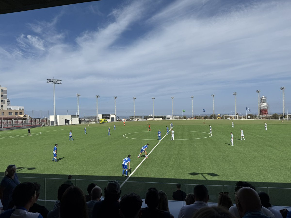 keith_azopardi's tweet image. At Europa supporting those forever blues with Giovanni Origo @StJosephsFCGib