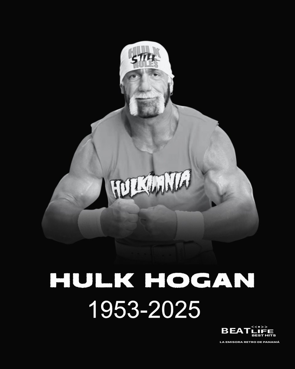 Fallece la estrella de lucha libre ícono de los 80s Hulk Hogan.
#viralpanama🇵🇦 #panama🇵🇦 #70s #90s #somosradio
