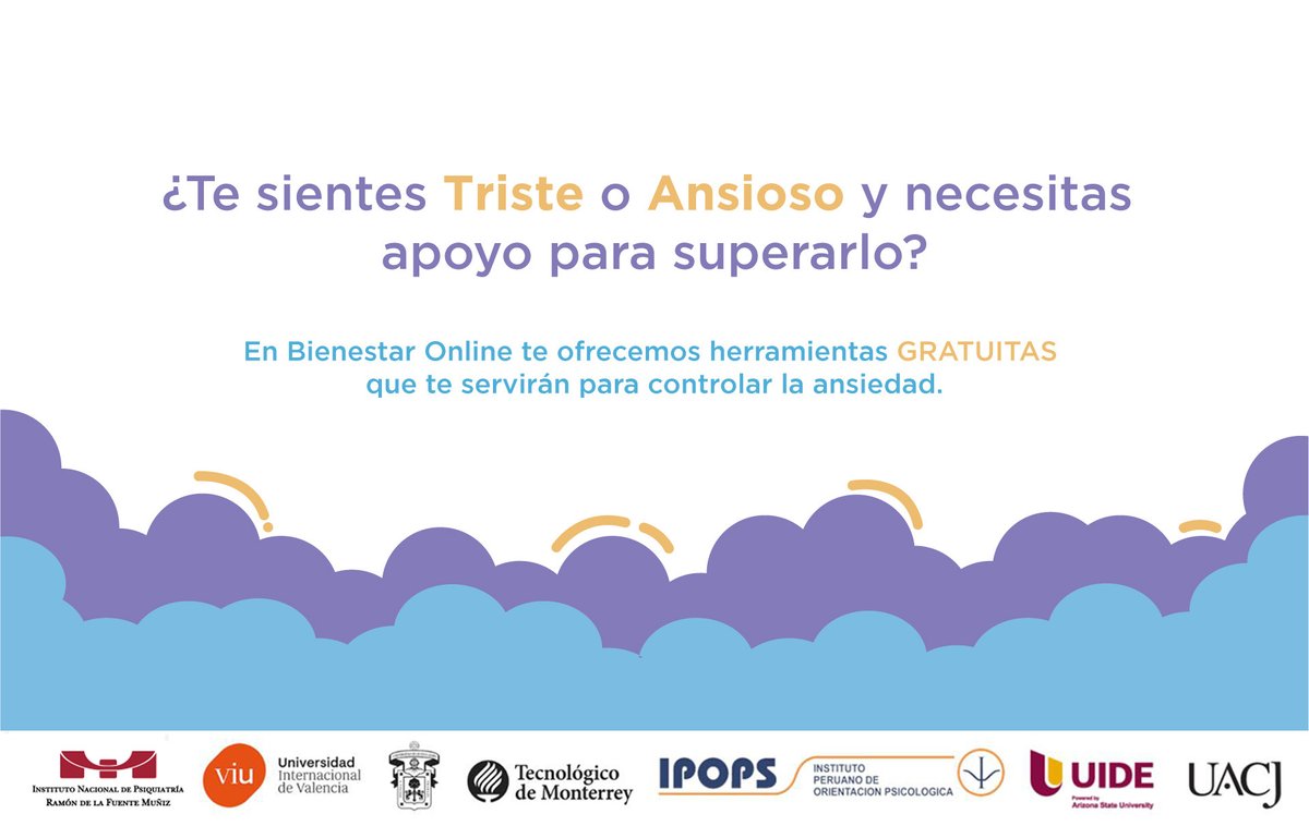 INPRFM's tweet image. Practica estrategias para mejorar tu bienestar personal, de manera gratuita.
Conoce más en bienestaronline.net
#IntervenciónPsicológica
#IntervenciónGratuita
#estrategias