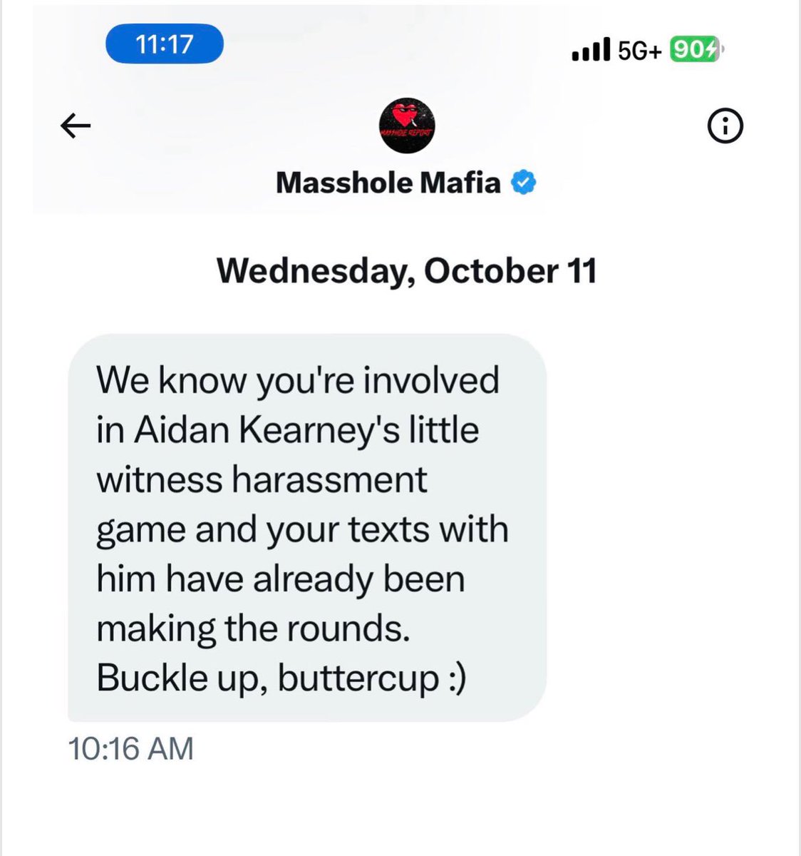 JenkinsonL79349's tweet image. This proves  the commwealth went through Aidans phone, you still upset @DoctorTurtleboy  was never indicted by a GJ for conspiracy. Aidan is allowed to talk to whomever he wants, @MafiaMasshole  only if you put this energy into being a mother can u imagine