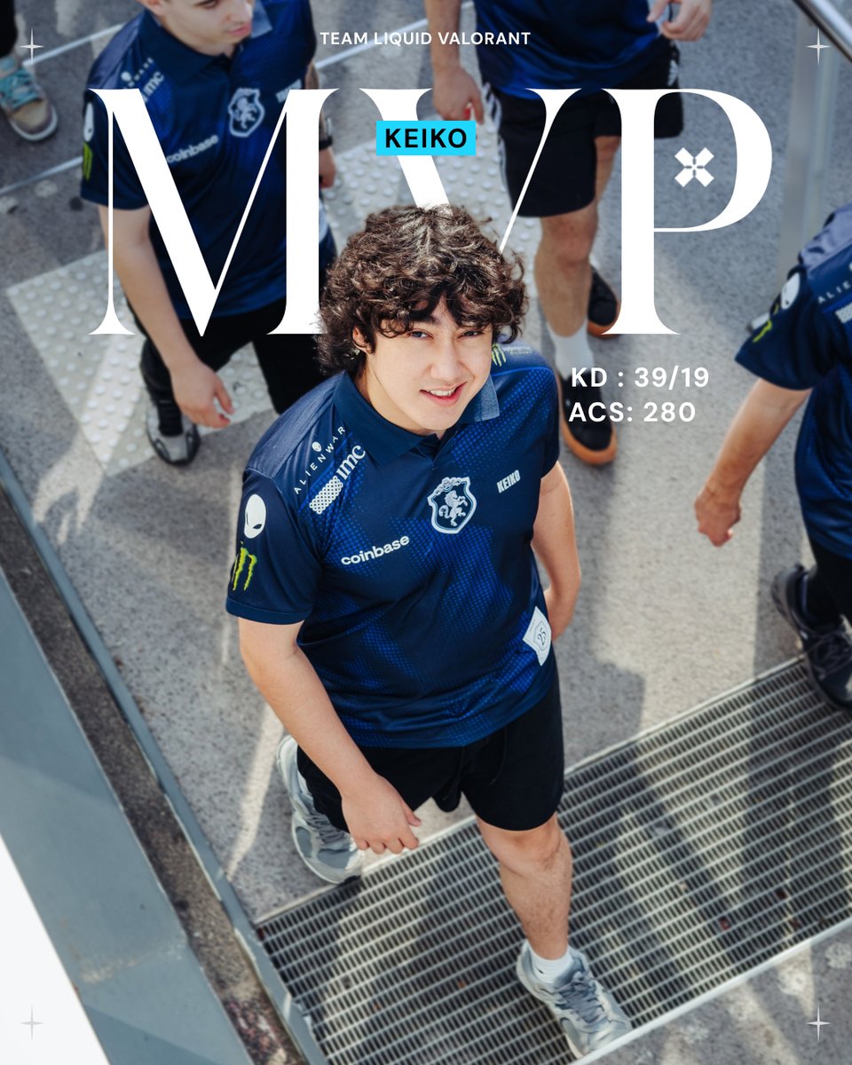 LiquidValorant's tweet image. Raze God and Omen Master, KEIKO your MVP of the day! 👑
KDA ➡️ 39/19/6
ACS ➡️ 280
AURA ➡️ ∞
#LetsGoLiquid #TLWIN #VCTEMEA