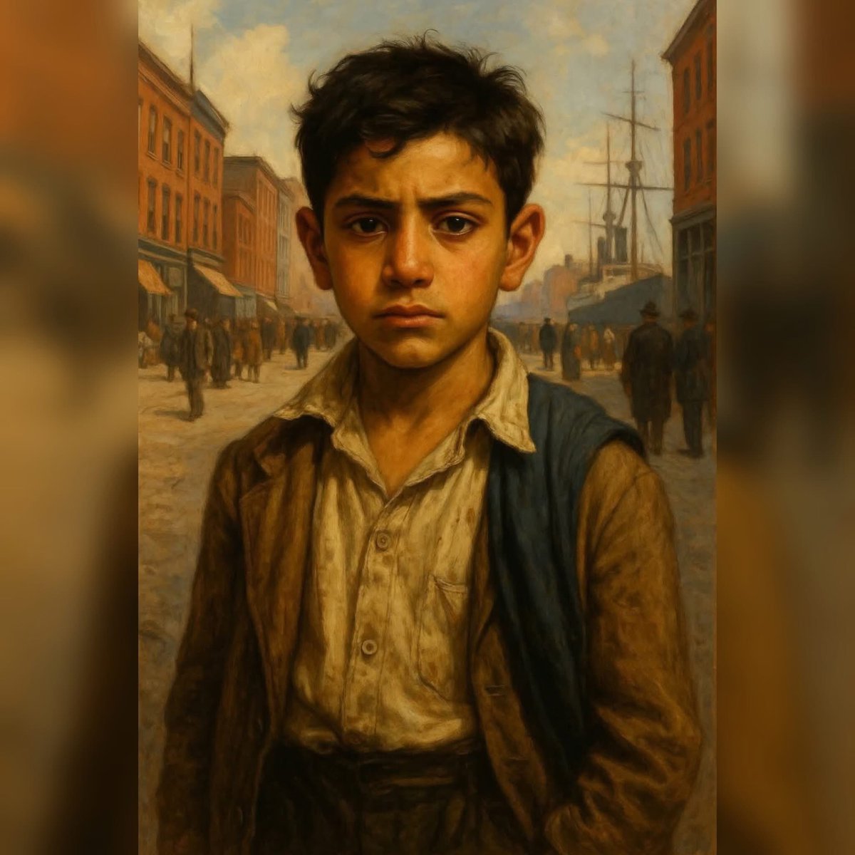 KateriSeraphina's tweet image. En 1895, un garçon de 12 ans débarqua à Boston, les chaussures usées et quelques mots d’anglais à peine sur les lèvres. Il venait des montagnes du Liban, accompagné de sa mère, de ses deux sœurs et d’un demi-frère, poursuivant un rêve, non des certitudes.
Ils étaient pauvres,…