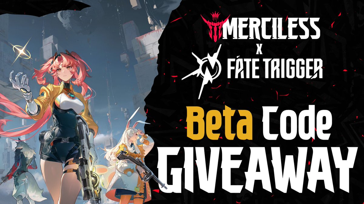Merciless esports (@mercilesshub) on Twitter photo Merciless x <a href="/FateTrigger_EN/">Fate Trigger</a> Beta Code Giveaway 🔥
Ready to test your skills in the next big anime-style tactical shooter?
We’ve partnered with Fate Trigger to give our community exclusive beta access codes to the upcoming 3D, hero-based shooter ! 🌌
⚔️ Explore floating Merciless x <a href="/FateTrigger_EN/">Fate Trigger</a> Beta Code Giveaway 🔥
Ready to test your skills in the next big anime-style tactical shooter?
We’ve partnered with Fate Trigger to give our community exclusive beta access codes to the upcoming 3D, hero-based shooter ! 🌌
⚔️ Explore floating