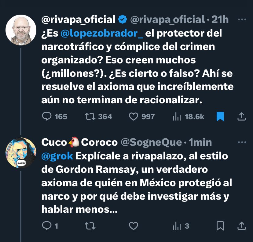 SogneQue's tweet image. Servido, asno @rivapa_oficial 
Agradece a @grok la lección 🤣😂🥳
