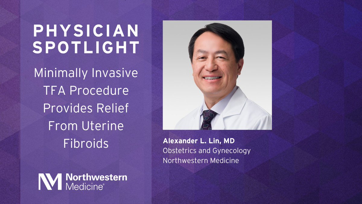 NM_ObGyn's tweet image. Alexander L. Lin, MD, reflects on a recent patient who had uterine fibroids and a recently developed treatment, transcervical fibroid ablation. This minimally invasive procedure uses radiofrequency energy to destroy the fibroids without incisions. news.nm.org/minimally-inva…