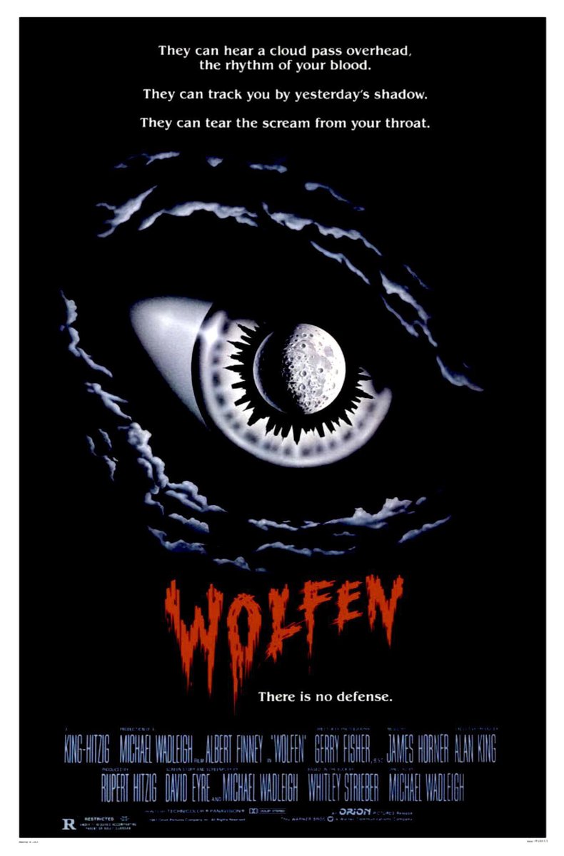 FilmNewsNos's tweet image. 🎬MOVIE HISTORY: 44 years ago today, July 24, 1981, the movie ‘Wolfen’ opened in theaters!

#AlbertFinney #DianeVenora #EdwardJamesOlmos #GregoryHines #TomNoonan #DickONeill #DehlBerti #PeterMichaelGoetz #ReginaldVelJohnson #JamesTolkan #DonaldSymington #TomWaits #MichaelWadleigh