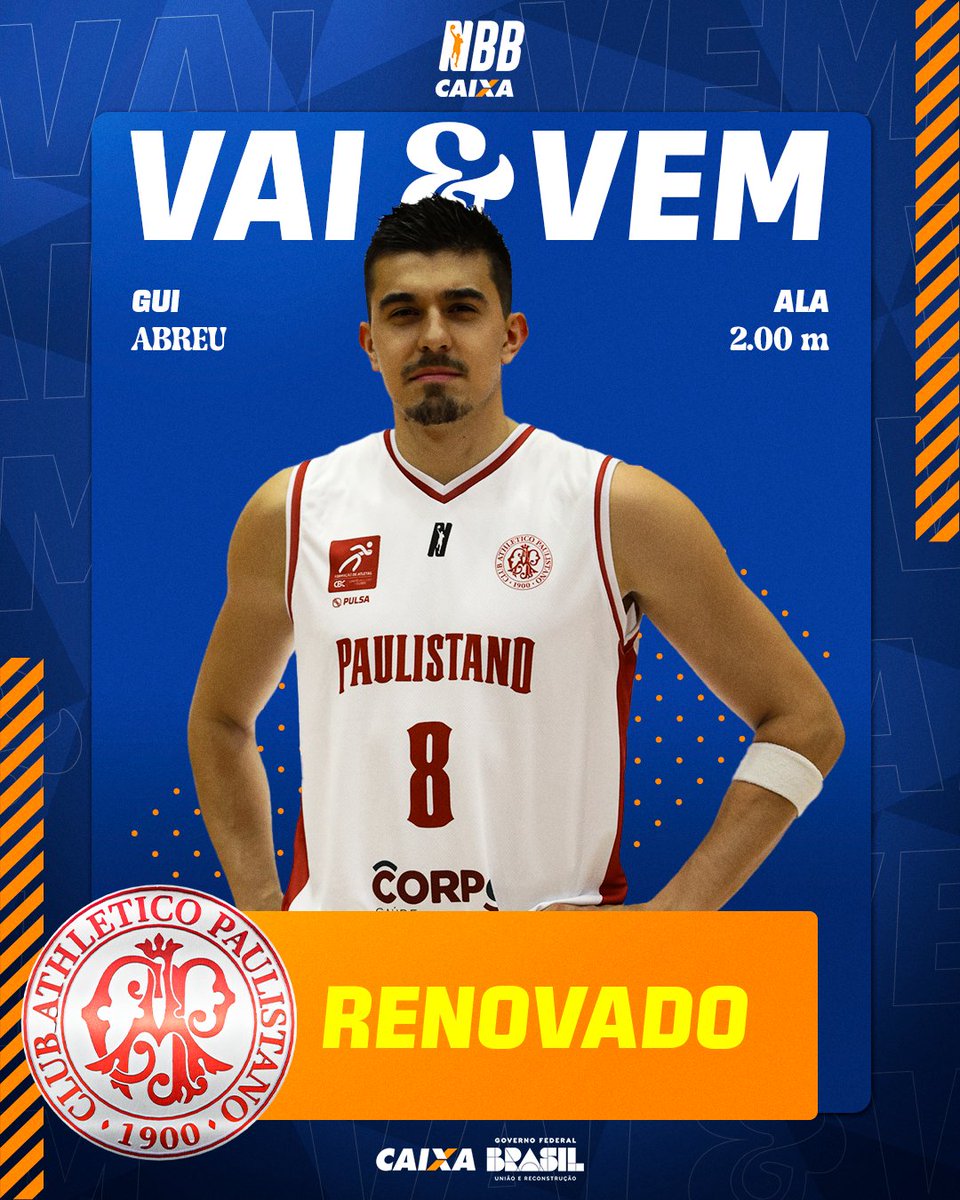 NBB's tweet image. Tem reforço e renovação na capital paulista! 🔥
O @CAPbasquete anunciou o camisa 23, Lucas Siewert como seu novo reforço para a temporada 2025/26 do NBB CAIXA! O Ala/pivô soma 5 edições do campeonato, a última pelo @TimeFlamengo! 🏀
Além do novo jogador, a equipe renovou os…