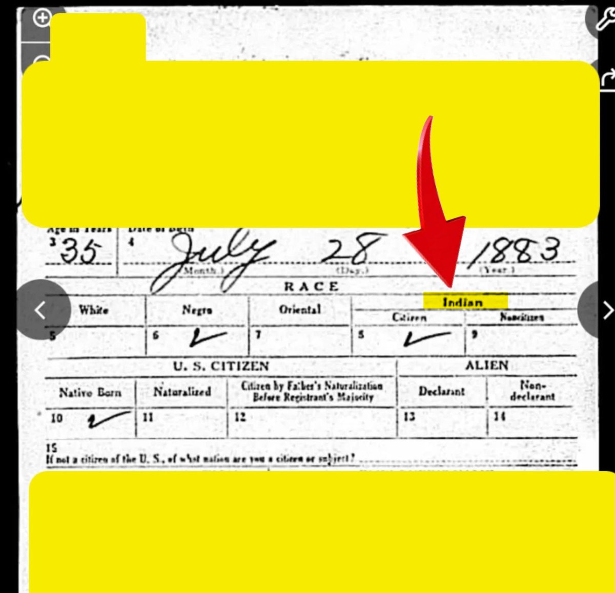Sosolinha_YT's tweet image. From: The AMERICAN-INDIAN official website... They ONLY offer GENEALOGY assistance...
Not a blood test nor a DNA test because GENEALOGY is the key🌎🪶🧬🏹😊
G-E-N-E-A-L-O-G-Y❗️⬇️
youtu.be/dOhWPw40wZc?si…