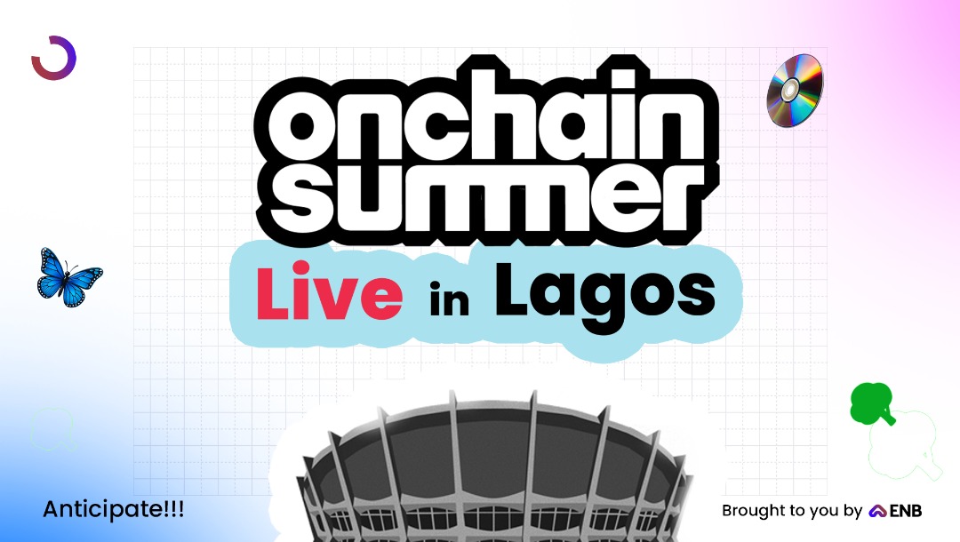 Something BIG is happening in Lagos on August 2nd and if you miss it, you’ll feel it.

This isn’t a crypto talk.
It’s not a tech meetup.
It’s a cultural reset.

ENB is hosting ONCHAIN SUMMER.
Live. Loud. Lagos.
