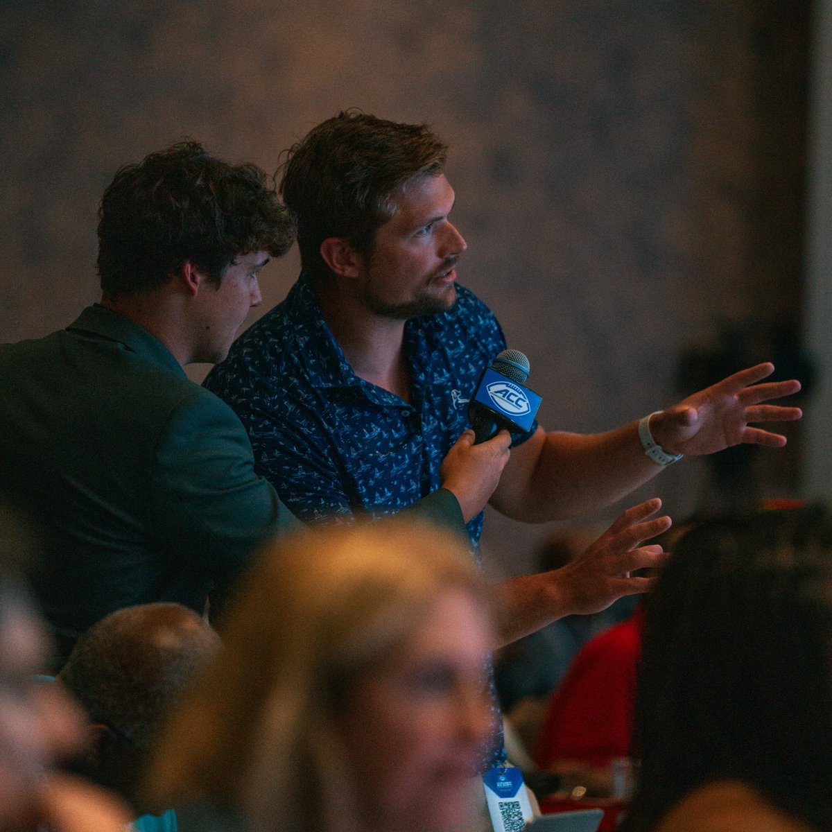 BillyRayTweets's tweet image. A photo of Bill at ACC Kickoff today!